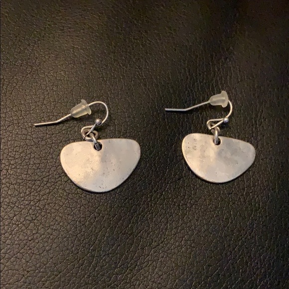 Cute hammered silver jewelry set - Picture 2 of 3